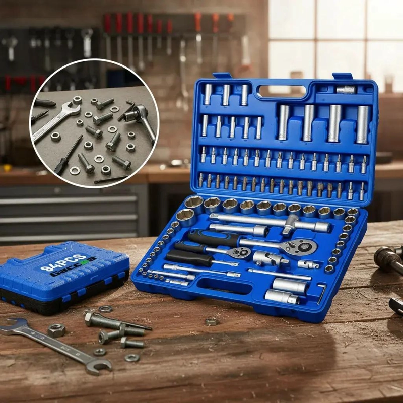 SET DE HERRAMIENTAS 94 PIEZAS PARA MECANICA - 7