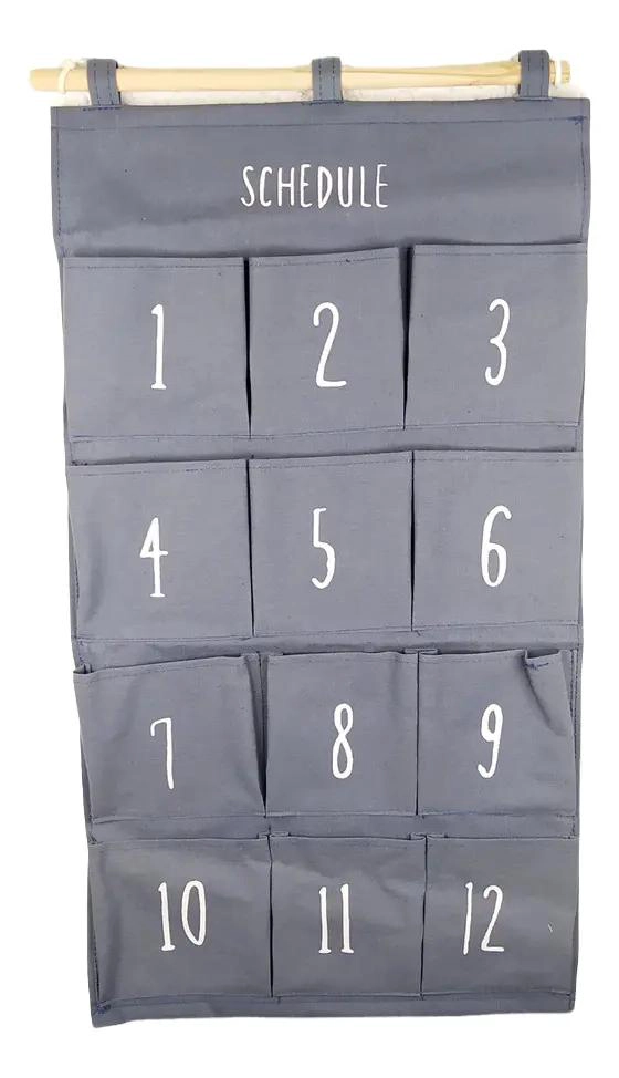 ORGANIZADOR AZUL PARA 12 ESPACIOS CON DISEÑO MODERNO - 2