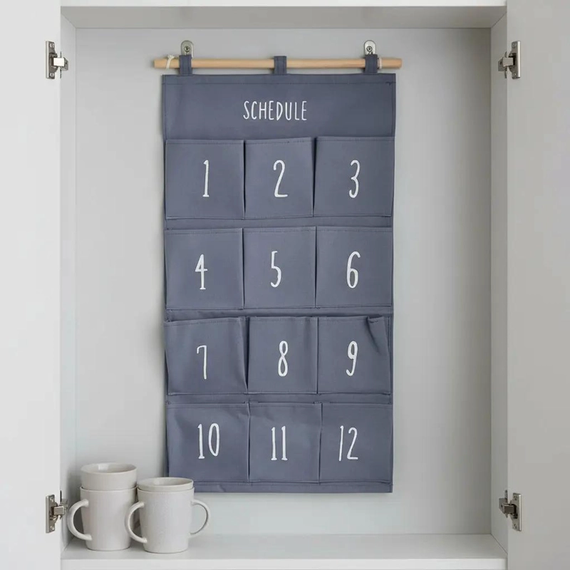 ORGANIZADOR AZUL PARA 12 ESPACIOS CON DISEÑO MODERNO - 4