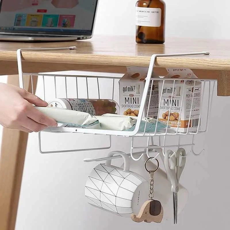 CESTA ORGANIZADORA COLGANTE PARA COCINA Y BAÑO - 5