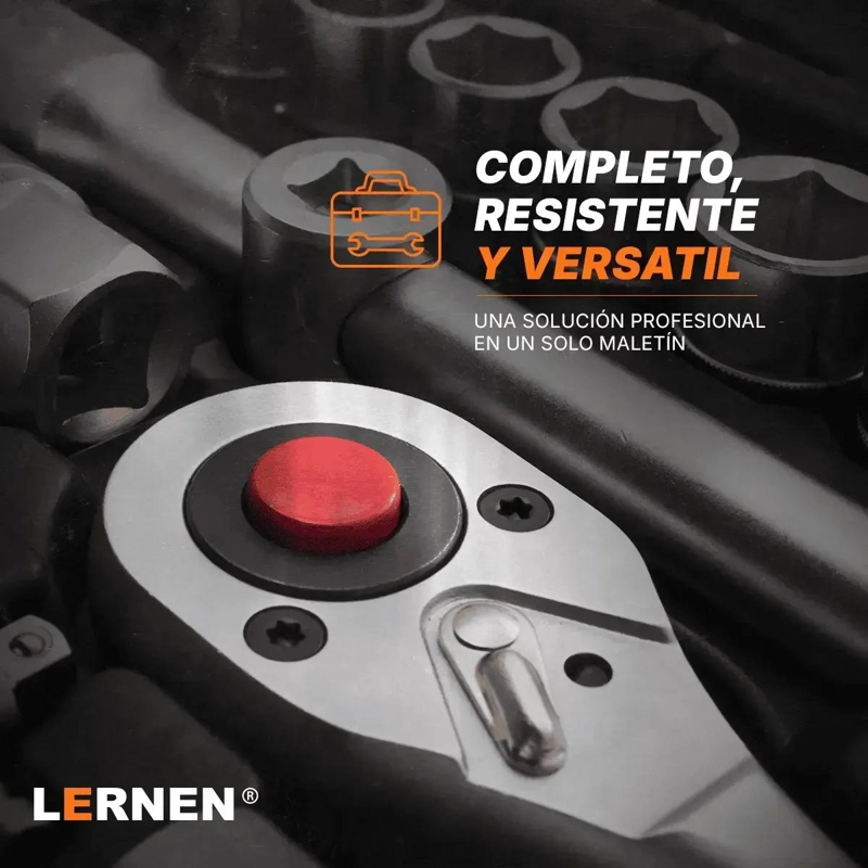 KIT DE HERRAMIENTAS CON 216 PIEZAS PARA BRICOLAJE - 1