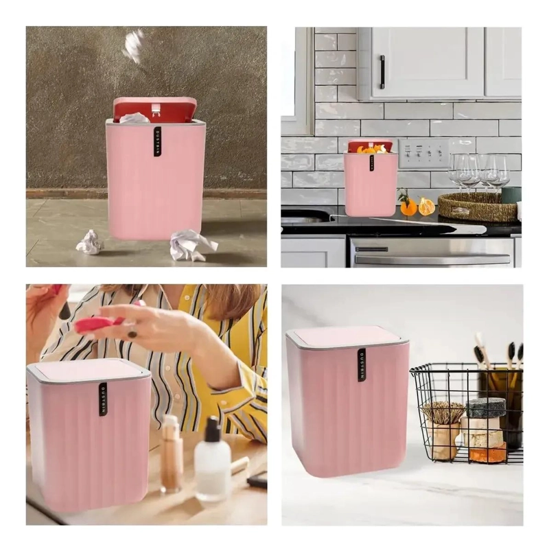 SET DE ACCESORIOS DE BAÑO ORGANIZADOR CON CORTINA Y JABONERA - 7