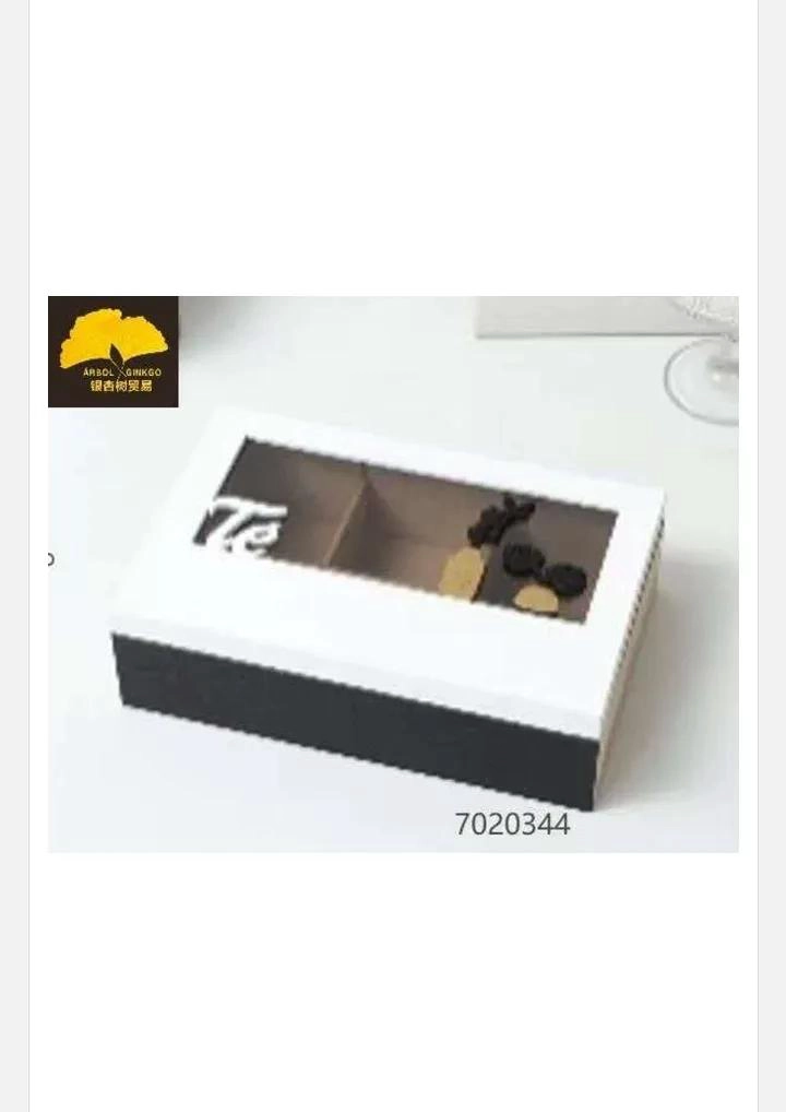 ORGANIZADOR DE TE  E INFUSIONES 23X15X7 CM EN NEGRO Y BLANCO - 3