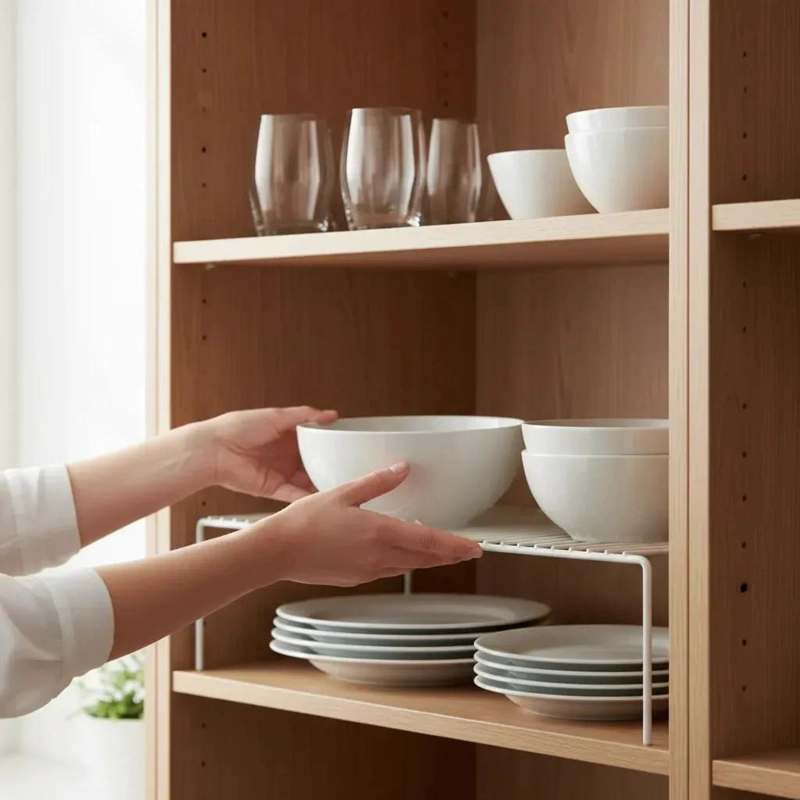 ORGANIZADOR DE COCINA EXTENDIBLE PARA ALMACENAMIENTO BLANCO - 7