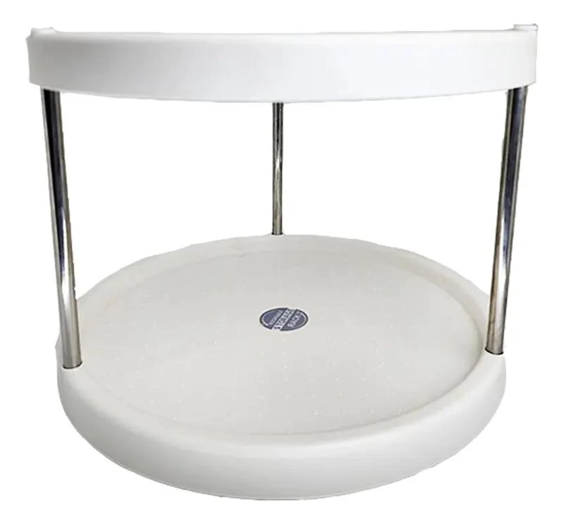 ESTANTE ESPECIERO GIRATORIO DE 2 NIVELES PARA COCINA - 1
