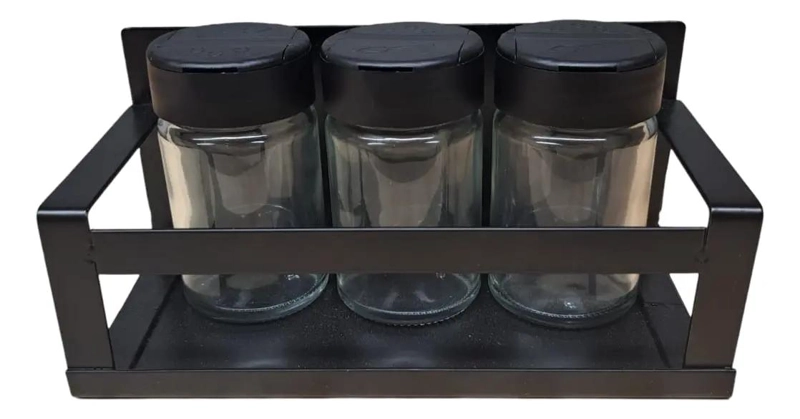 RACK MAGNE TICO ORGANIZADOR CON 3 ESPECIEROS DE 50ML - 1