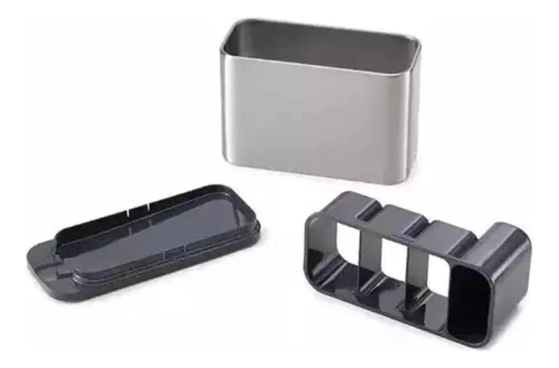ORGANIZADOR DE UTENSILIOS DE COCINA DE ACERO INOXIDABLE - 1