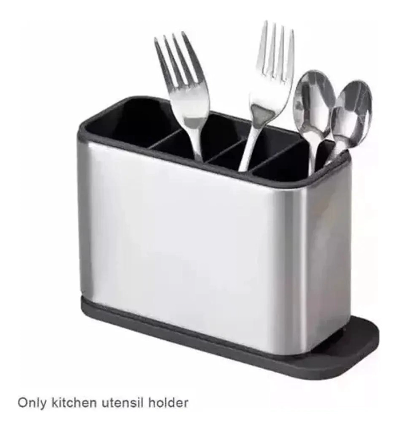 ORGANIZADOR DE UTENSILIOS DE COCINA DE ACERO INOXIDABLE - 2