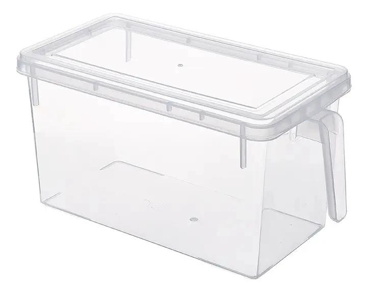 CONTENEDOR ORGANIZADOR PARA REFRIGERADOR Y DESPENSA CON TAPA - 1