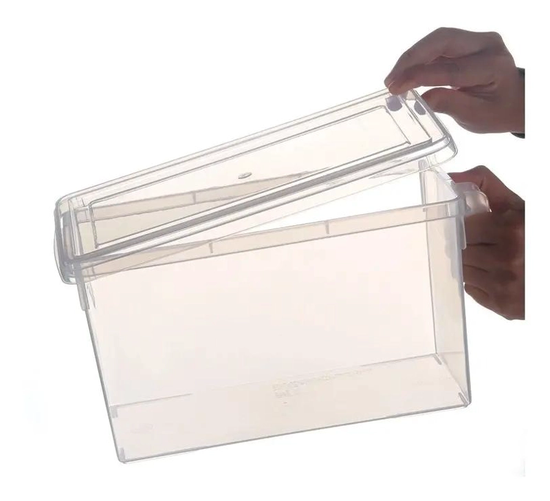 CONTENEDOR ORGANIZADOR PARA REFRIGERADOR Y DESPENSA CON TAPA - 5