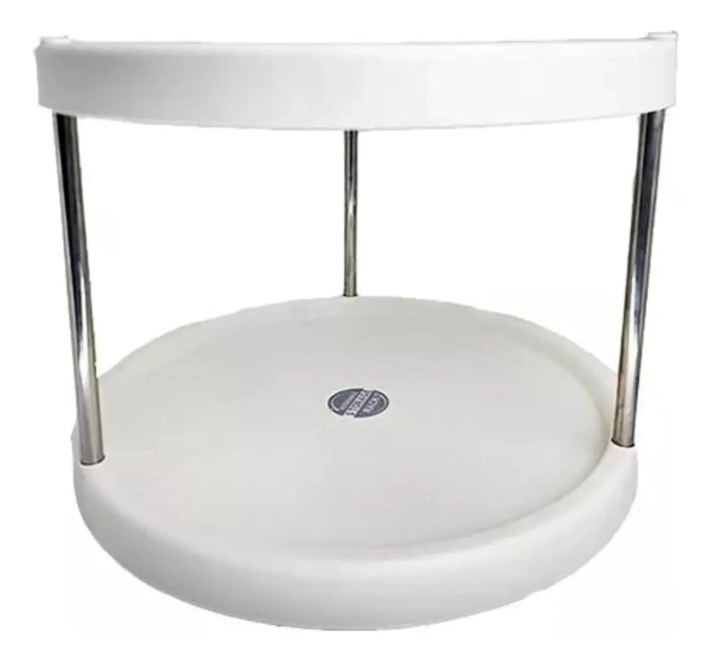 ESTANTE GIRATORIO DE 2 NIVELES PARA ESPECIAS EN COCINA - 2