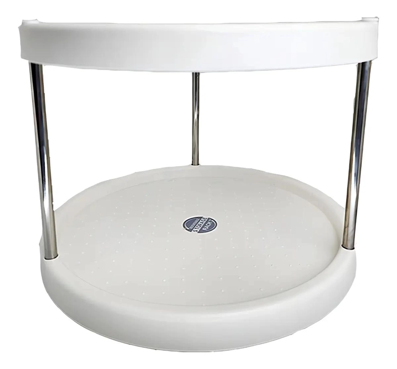ESTANTE ESPECIERO GIRATORIO DE 2 NIVELES PARA COCINA - 2