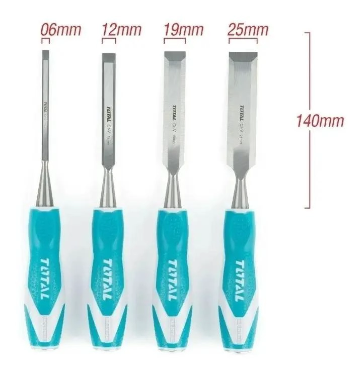 PACK DE 4 FORMONES INDUSTRIALES DE ACERO - 10