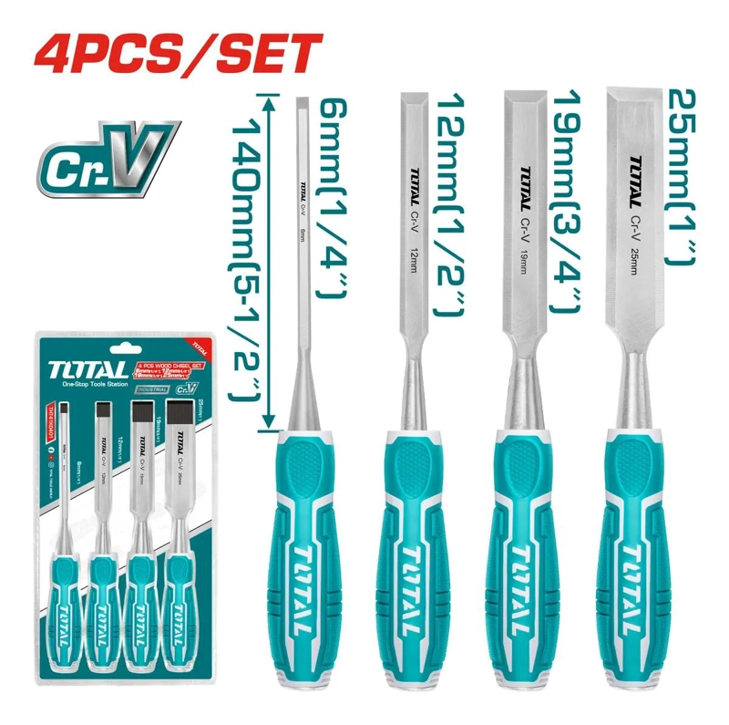 PACK DE 4 FORMONES INDUSTRIALES DE ACERO - 9