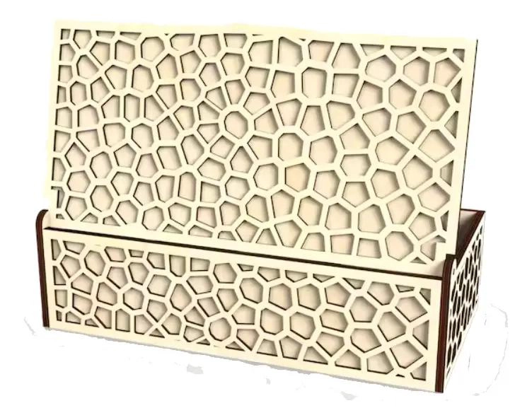 CAJA DE MADERA CON TAPA PARA ORGANIZAR TE  Y CAFE - 2