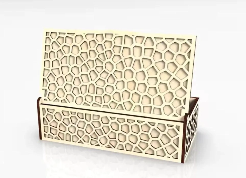 CAJA DE MADERA CON TAPA PARA ORGANIZAR TE  Y CAFE - 3