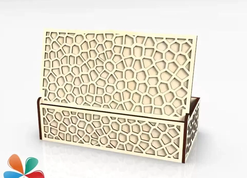 CAJA DE MADERA CON TAPA PARA ORGANIZAR TE  Y CAFE - 6