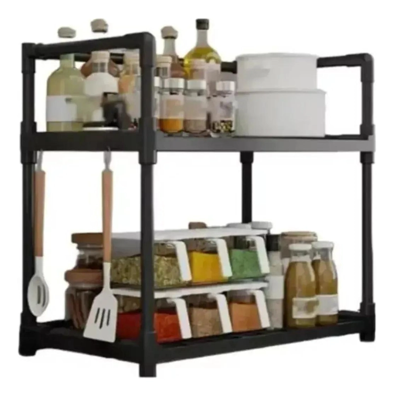 ORGANIZADOR DE COCINA 2 NIVELES PARA ESPECIAS Y UTENSILIOS - 2