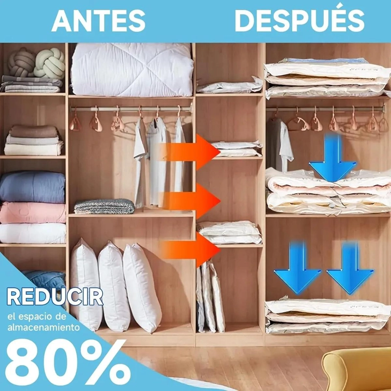 BOLSAS ORGANIZADORAS AL VACIO PARA ALMACENAMIENTO EFICIENTE - 2