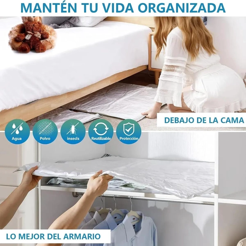 BOLSAS ORGANIZADORAS AL VACIO PARA ALMACENAMIENTO EFICIENTE - 4