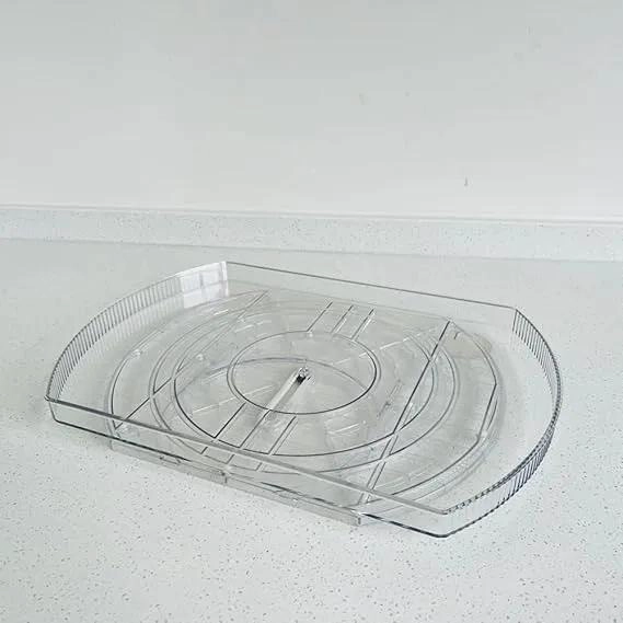 BANDEJA GIRATORIA 360° PARA REFRIGERADOR ORGANIZADOR EFICIENTE - 2