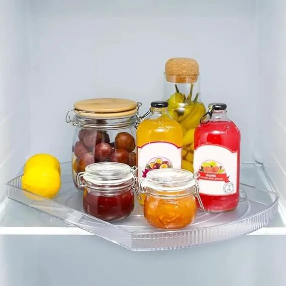 BANDEJA GIRATORIA 360° PARA REFRIGERADOR ORGANIZADOR EFICIENTE - 7