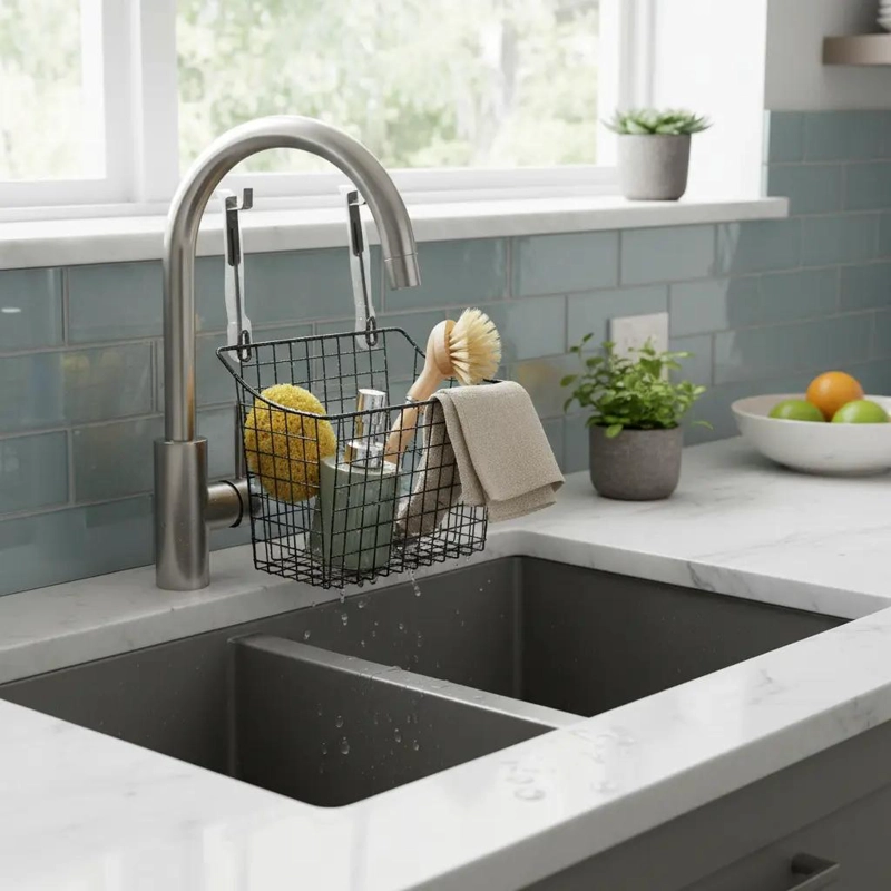 ORGANIZADOR DE COCINA TIPO CANASTO PARA UTENSILIOS - 3