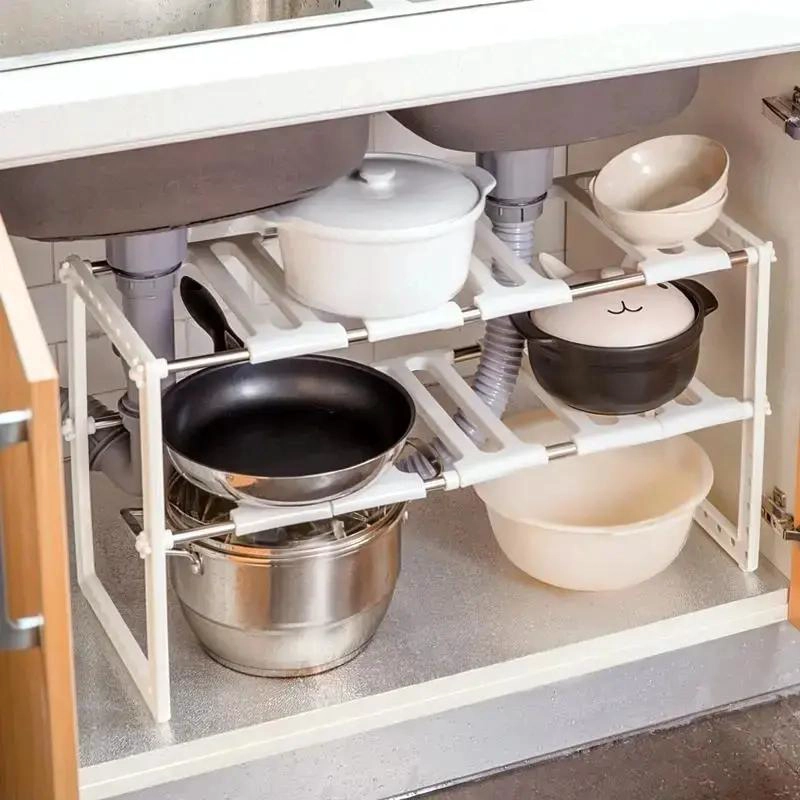 ORGANIZADOR MULTIUSO AJUSTABLE PARA COCINA Y BAÑO - 6
