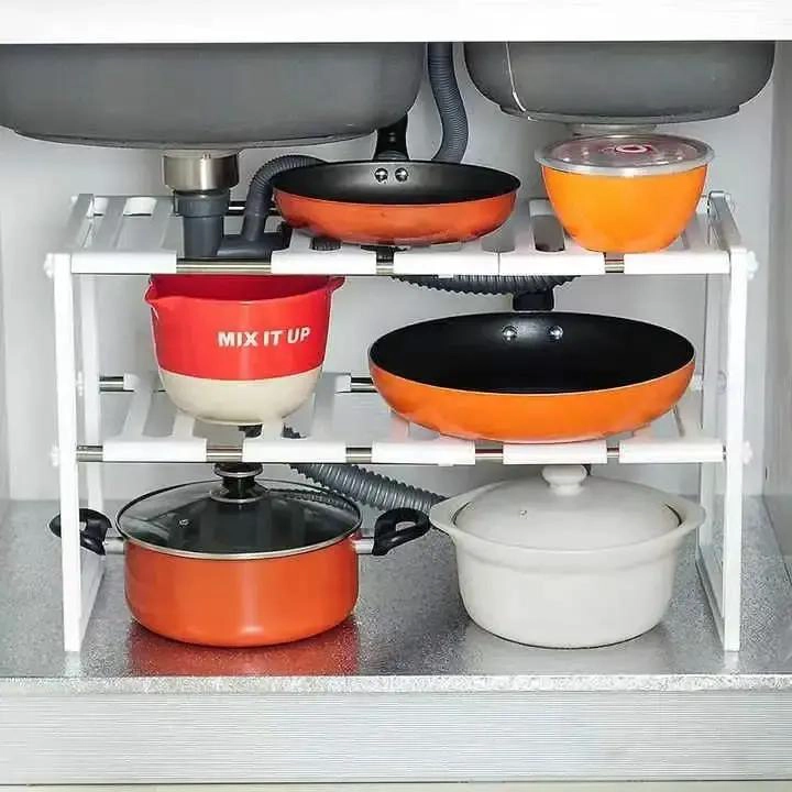 ORGANIZADOR MULTIUSO AJUSTABLE PARA COCINA Y BAÑO - 7