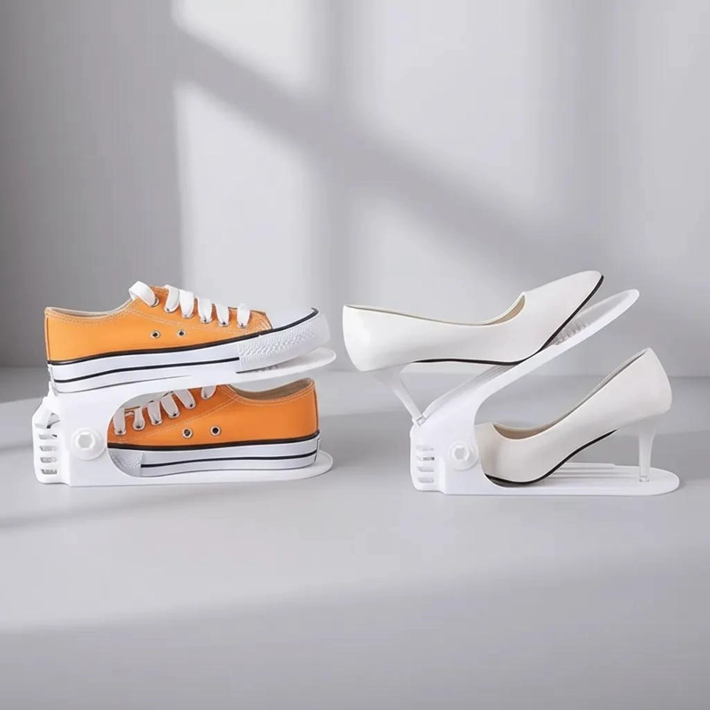 ORGANIZADOR AJUSTABLE PARA CALZADO Y ZAPATILLAS EN COLOR BLANCO - 7