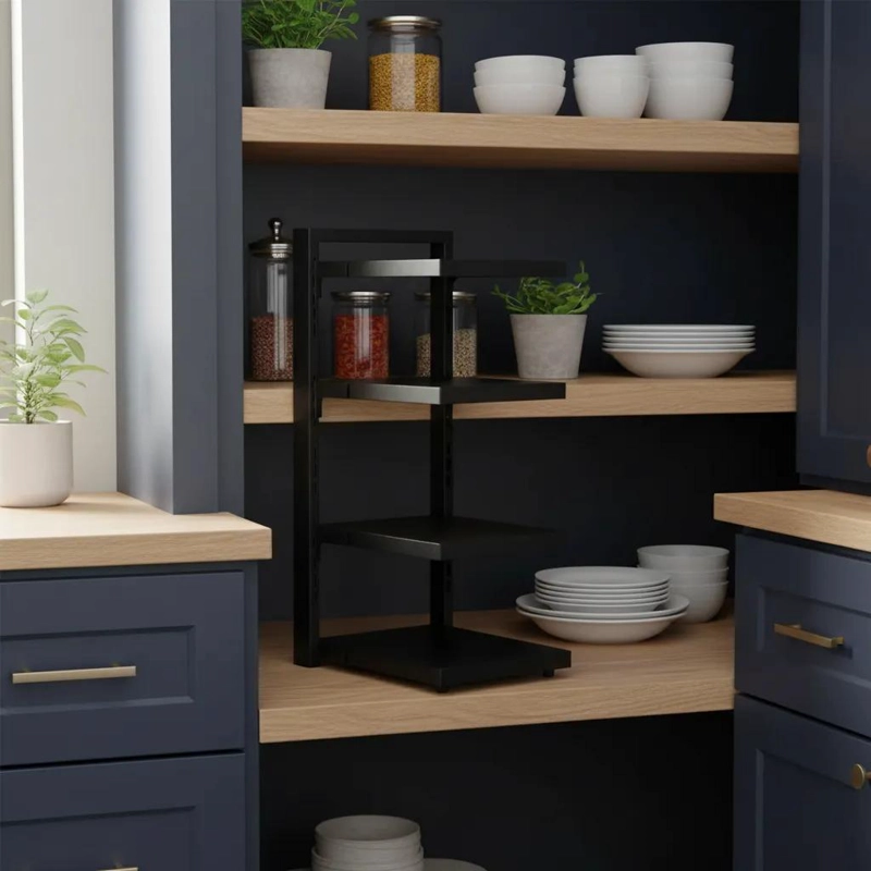 ESTANTE ORGANIZADOR VERTICAL DE COCINA CON 4 NIVELES - 3