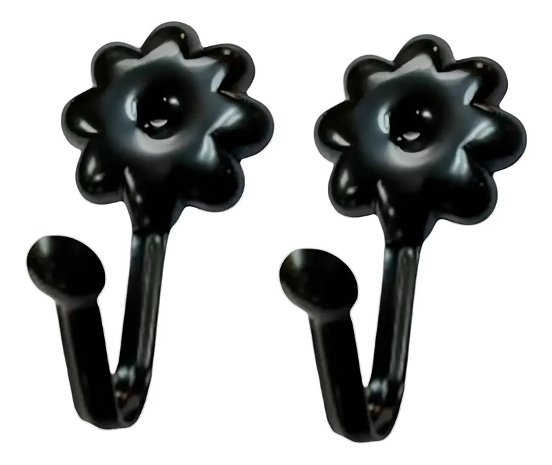PERCHA MULTIFUNCIONAL DE METAL COLOR NEGRO - 1