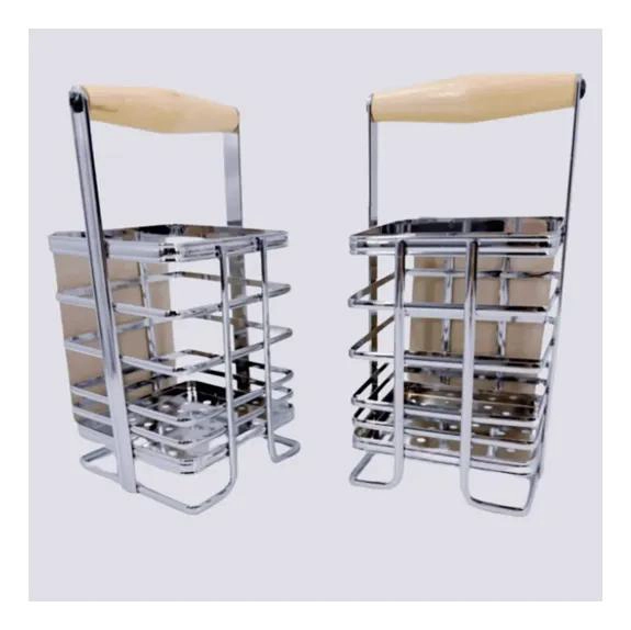 SOPORTE DE UTENSILIOS DE COCINA EN ACERO INOXIDABLE - 2