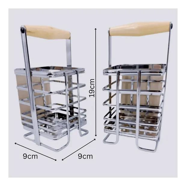 SOPORTE DE UTENSILIOS DE COCINA EN ACERO INOXIDABLE - 3