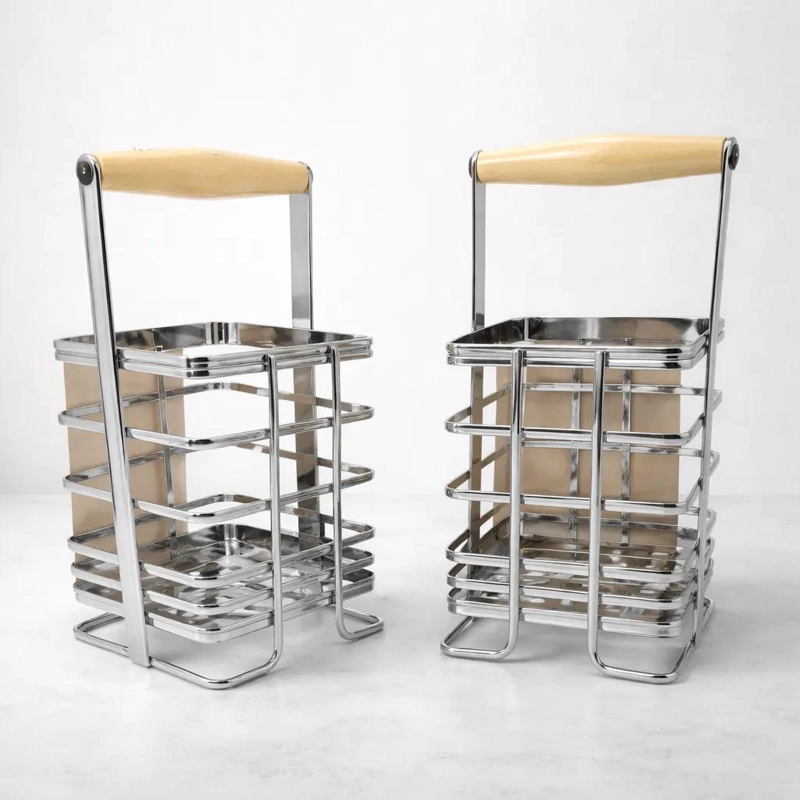 SOPORTE DE UTENSILIOS DE COCINA EN ACERO INOXIDABLE - 6