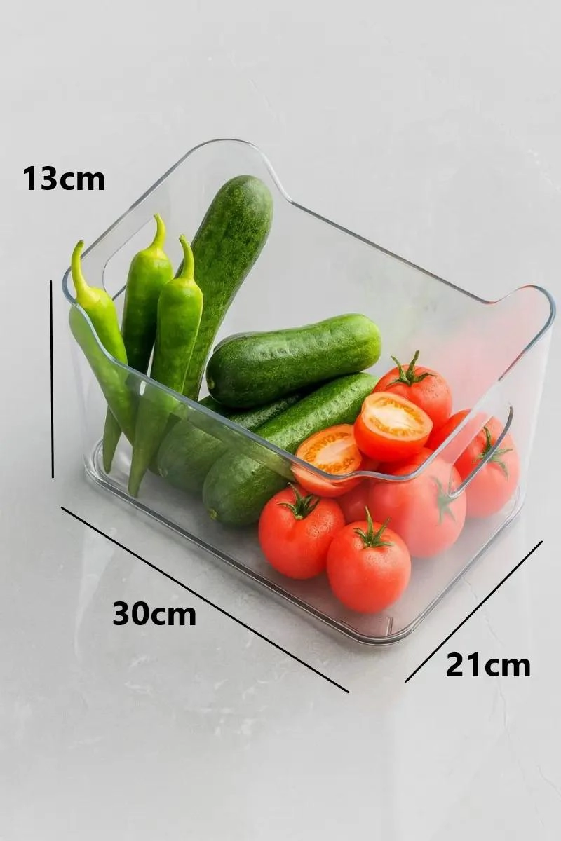 PACK DE 4 CAJAS ORGANIZADORAS ACRILICAS PARA REFRIGERADOR - 7