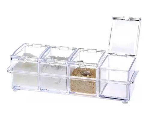 SET DE 4 FRASCOS ORGANIZADORES PARA ESPECIAS MULTIUSO - 5