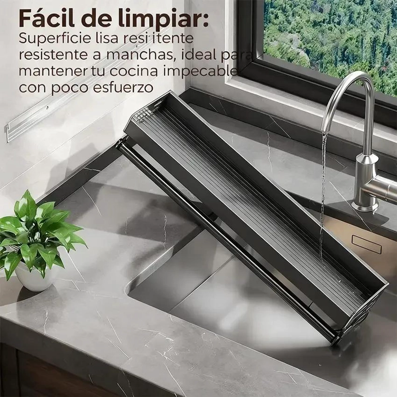 ESTANTE MAGNE TICO DE COCINA 3 EN 1 CON GANCHOS - 3