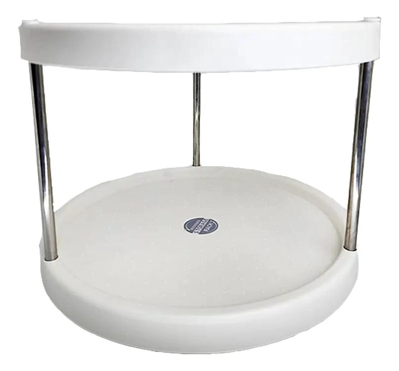 ORGANIZADOR ESPECIERO GIRATORIO DE 2 NIVELES PARA COCINA - 2