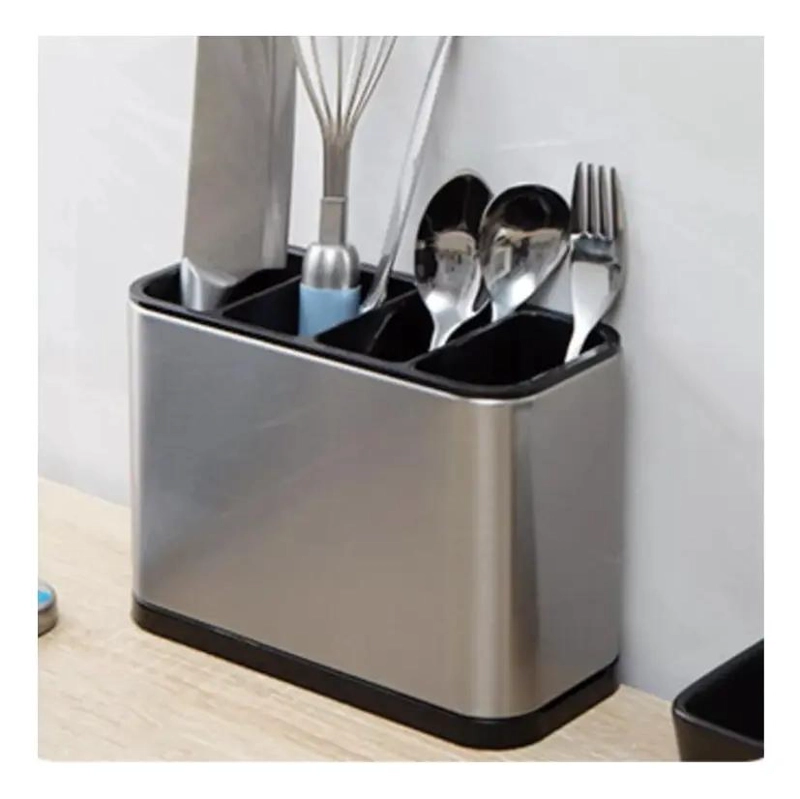 SOPORTE ORGANIZADOR DE UTENSILIOS DE COCINA EN ACERO INOXIDABLE - 8