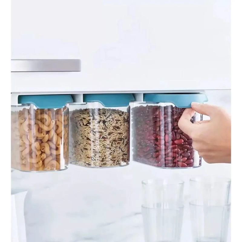 PACK DE 3 CONTENEDORES ORGANIZADORES PARA ALIMENTOS - 2