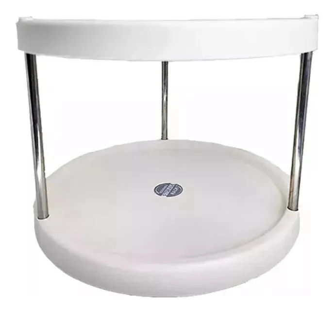 ESTANTE GIRATORIO DE 2 NIVELES PARA COCINA Y ESPECIAS - 5