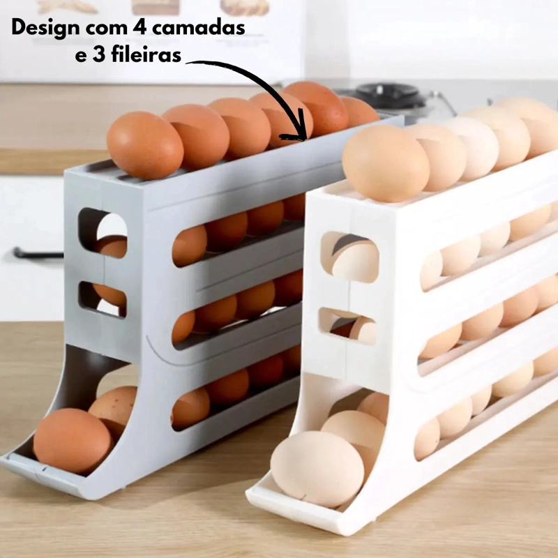 DISPENSADOR DE HUEVOS DESLIZANTE PARA REFRIGERADOR - 6