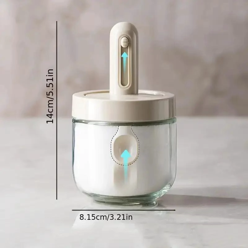 TARRO ORGANIZADOR DE ESPECIAS CON CUCHARA TELESCOPICA - 3
