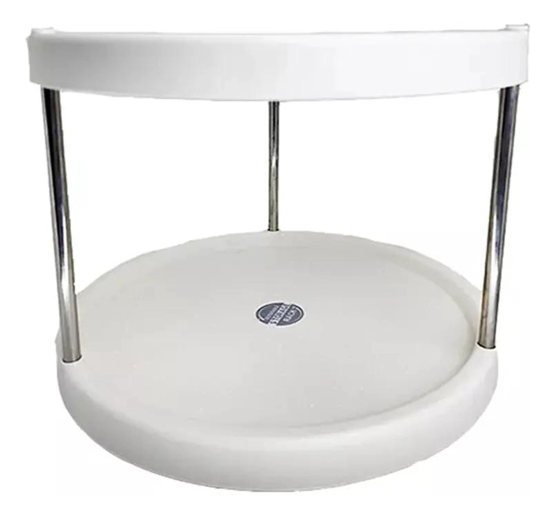 ESTANTE GIRATORIO DE 2 NIVELES PARA ESPECIAS EN COCINA - 3