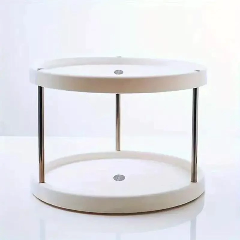 ESTANTE GIRATORIO DE 2 NIVELES PARA ESPECIAS EN COCINA - 5
