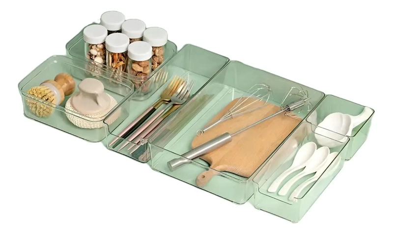 SET DE 4 CAJAS ORGANIZADORAS PARA REFRIGERADOR Y DESPENSA - 1