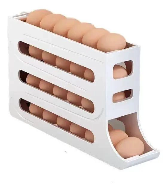HUEVERA ORGANIZADORA CORREDIZA DE 4 NIVELES PARA REFRIGERADOR - 1