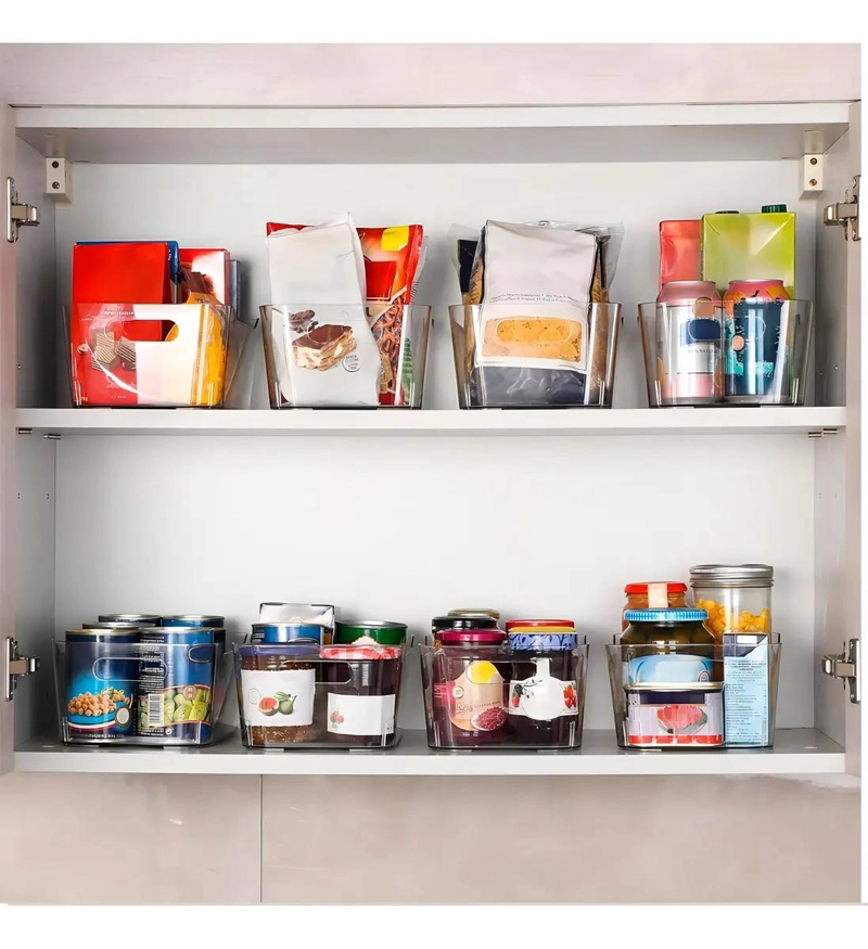 CONTENEDOR DE ALIMENTOS ACRILICO ORGANIZADOR DE COCINA TRANSPARENTE - 3