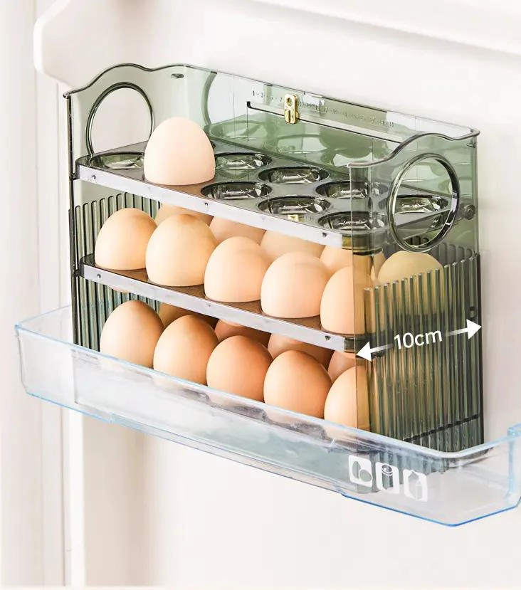 CAJA ORGANIZADORA PARA HUEVOS CAPACIDAD 30 UNIDADES - 1